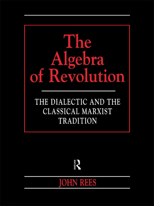 Upplýsingar um The Algebra of Revolution eftir John Rees - Biðlisti